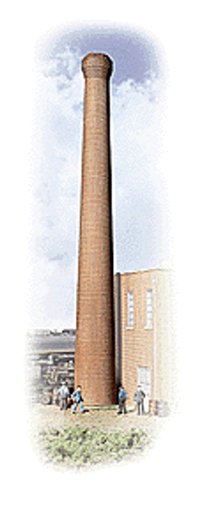 933-3289 - Brick Smokestacks N Scale