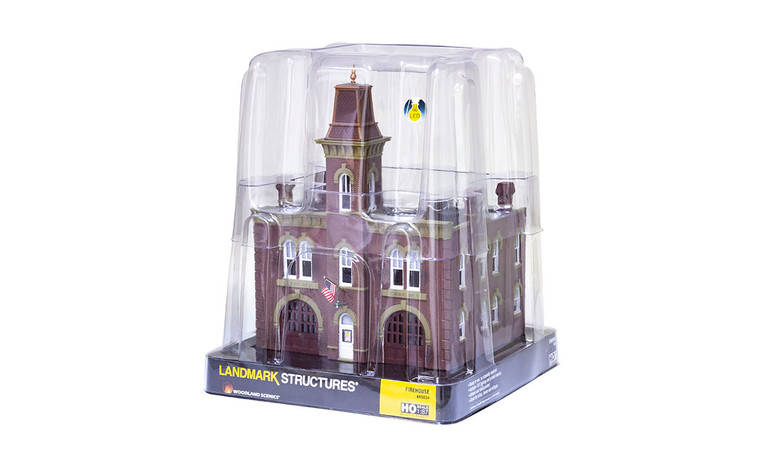 BR5034 - Woodland Scenics - Landmark Structures, Firehouse - HO Scale