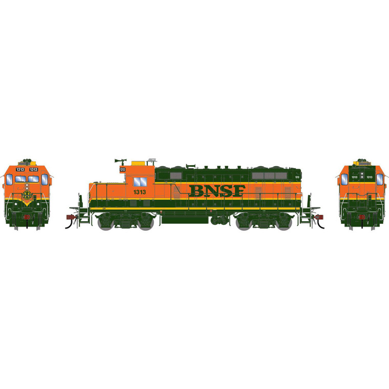 ATHG-3253 - Athearn Genesis - HO GEN GP7u Locomotive w/DCC & Sound, BNSF 'H1' #1313