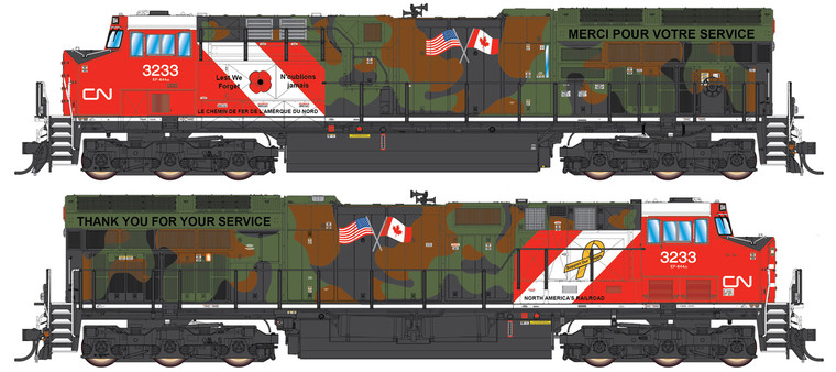 497109-01 - Intermountain HO Tier 4 Gevo Canadian National - Veterans #3015 - DCC/SILENT