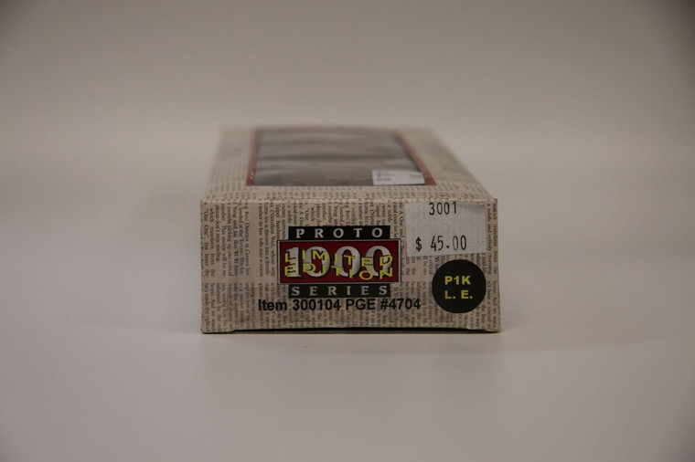 300104 - Proto 1000 - 50' Newsprint Box Car PGE 4704
