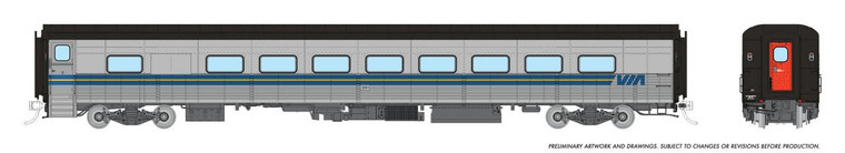 1062010 - Rapido - HO Hawker Siddeley Tempo Snack Coach: VIA Rail: #354