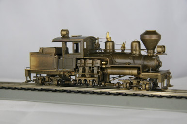 HO BRASS MODEL TRAIN - Pacific Fast Mail United Hillcrest R.R. 25-TON  Logging 2-Truck Shay