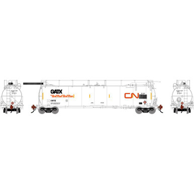 ATHG-1318 - Athearn Genesis - HO TankTrain Intermediate, CGTX Unnumbered