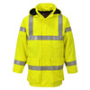 Flame Resistant, Anti-Static Bizflame Rain Hi-Vis Multi Lite Jacket