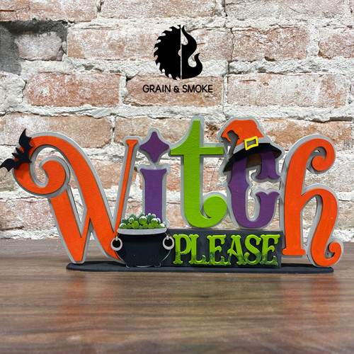 Witch Please Shelf Sitter