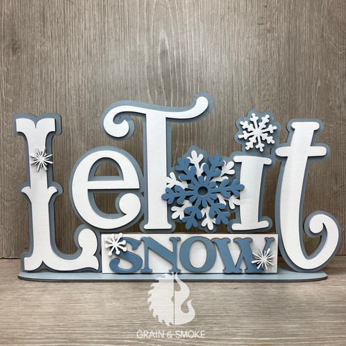 Let it Snow Shelf Sitter