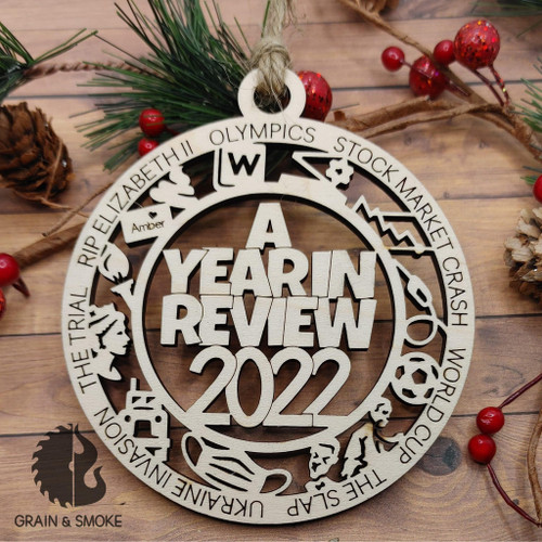 Year in Review 2022 Ornament