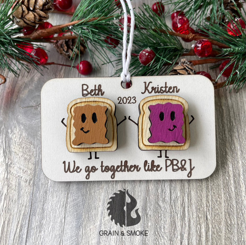 PB&J BFF Ornament