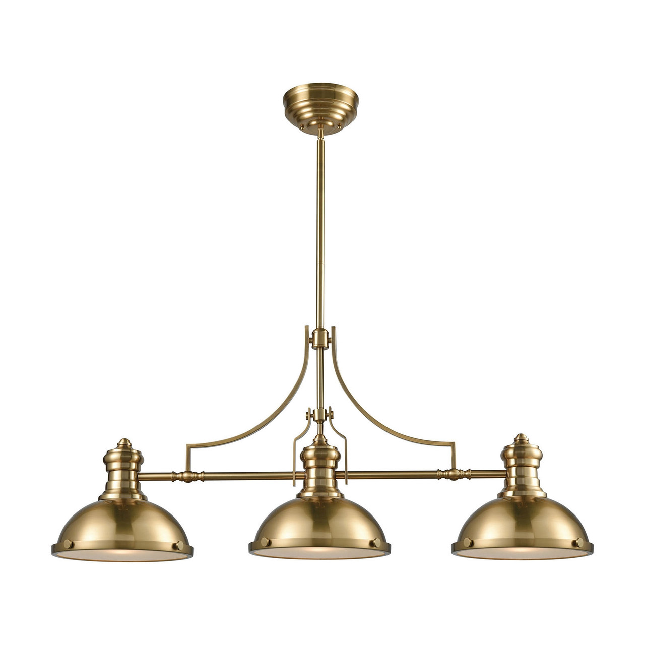 brass pool table light