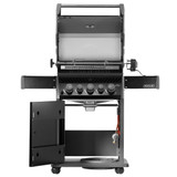 Napoleon Rogue PRO 425 SIB LP Gas Grill with Infrared Side Burners Black Napoleon Rogue PRO 425 SIB LP Gas Grill with Infrared Side Burners Black