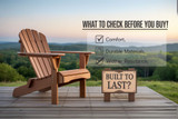 Essential Things to Look for When Purchasing Adirondack Chairs