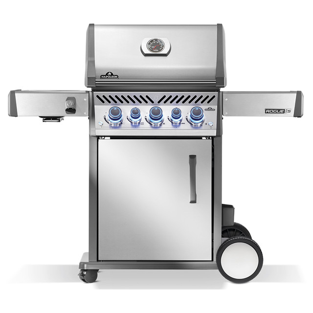 Napoleon Rogue PRO-S 425 LP Gas Grill with Infrared Side and Rear Burners Napoleon Rogue PRO-S 425 LP Gas Grill with Infrared Side and Rear Burners