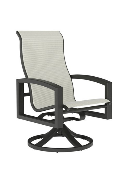 Tropitone Lakeside Sling Swivel Rocker with high back Tropitone Lakeside Sling Swivel Rocker with high back