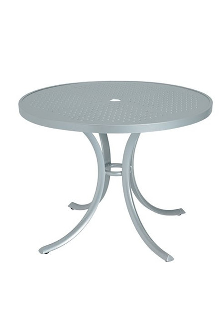 Tropitone Boulevard 48" Round Dining Umbrella Table Tropitone Boulevard 48" Round Dining Umbrella Table