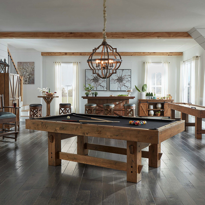 Bristol 8' Pool Table Harvest