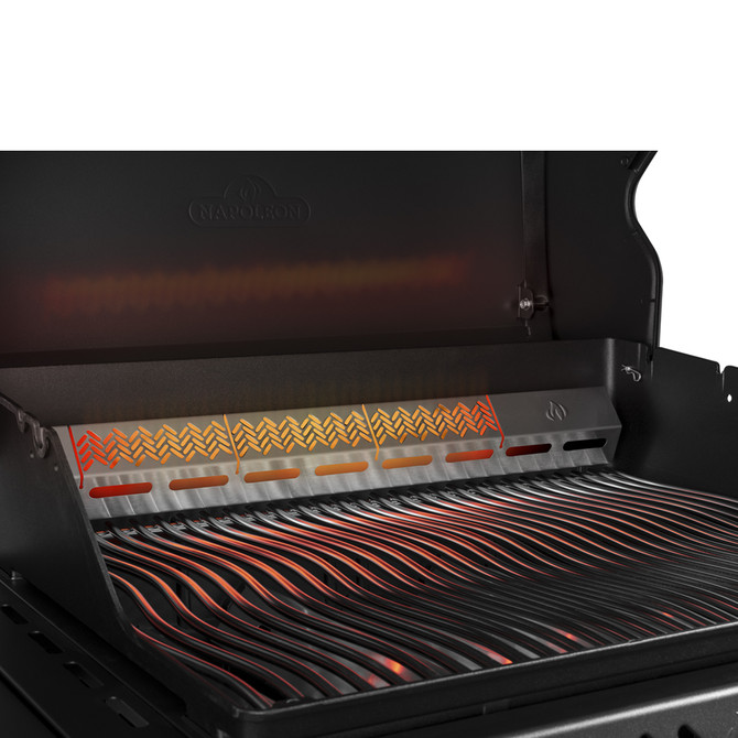 Napoleon Rogue PRO-S 425 LP Gas Grill with Infrared Side and Rear Burners Black