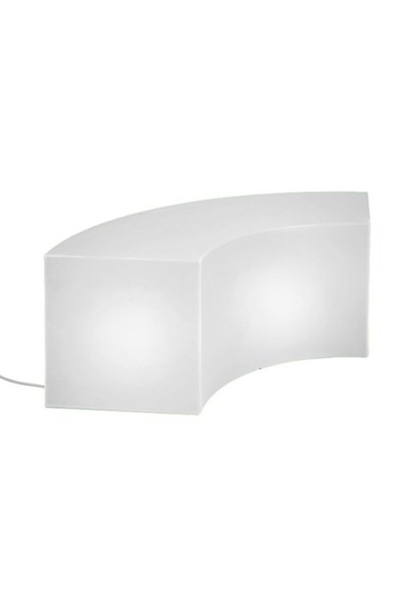 Tropitone Curve Crescent Table/Bench with Light