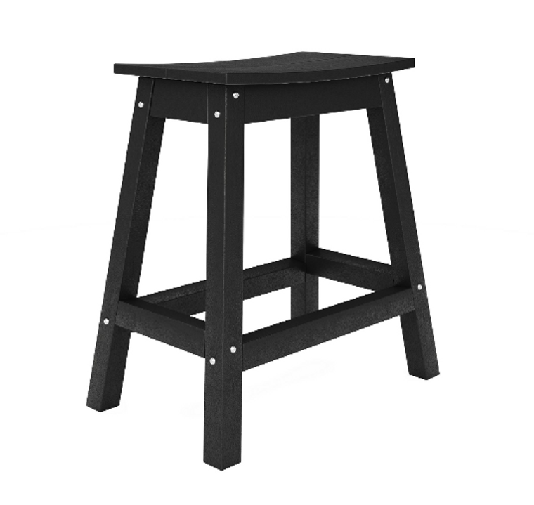 SoPoly Saddle Counter Stool