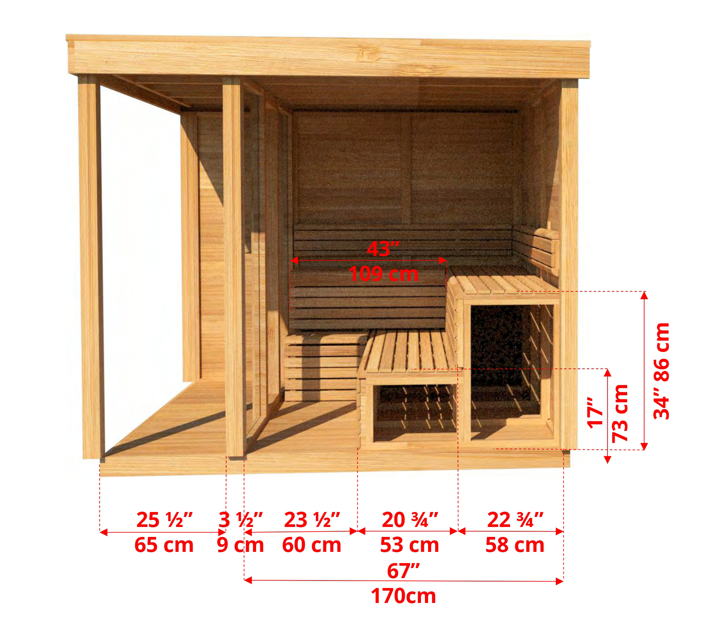 Pure Cube Outdoor Sauna For Sale - Shop for Quality Saunas Today