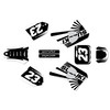 Graphics Kit for Suzuki RM250 (1993-1995) Fh Series