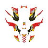 Graphics Kit for Yamaha RAPTOR90 (2009-2015) Fracture Series