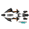 Graphics Kit for KTM Enduro 2-stroke300 EXC (2020-2023) Rugged Series