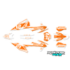 Graphics Kit for KTM  Motocross MX 2-stroke 250 SX (2019-2022) Orangecrew Series