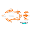 Graphics Kit for KTM Enduro 2-stroke 125 XC (2019-2022) Orangecrew Series