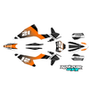 Graphics Kit for KTM Motocross MX 4-stroke 250 SX-F (2019-2022) Shear Series