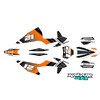 Graphics Kit for KTM Motocross MX 4-stroke 450 SX-F (2019-2022) Shear Series