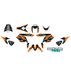 Graphics Kit for KTM 690 DUKE (2012-2020) Orange-crew Series