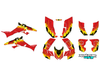Graphics Kit for Honda TRX300EX (2007-2013) Fracture Series