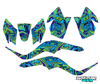 Graphics Kit for Kawasaki KFX50 (2007-2022) Snagged Series