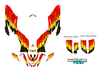 Graphics Kit for Yamaha RAPTOR 125 (All years) Fracture Series