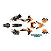 Graphics Kit for KTM 250 XCF-W (2012-2013) Orange-crew Series
