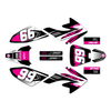 Graphics Kit for Honda CRF70 (2004+) Turbo Series