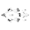 Graphics Kit for Kawasaki KX85 (2022-2025) Throwback Series