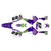 Graphics Kit for Kawasaki KX250F (2004-2005) Throwback Series