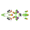 Graphics Kit for Kawasaki KX250F (2009-2012) Throwback Series
