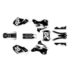 Graphics Kit for Kawasaki KX125 (1995-1998) Spear Series