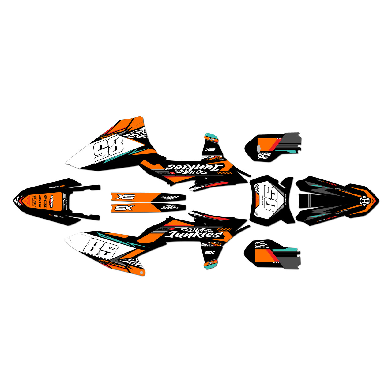 KTM 85 SX Graphics Kits | All Years | KalairGFX