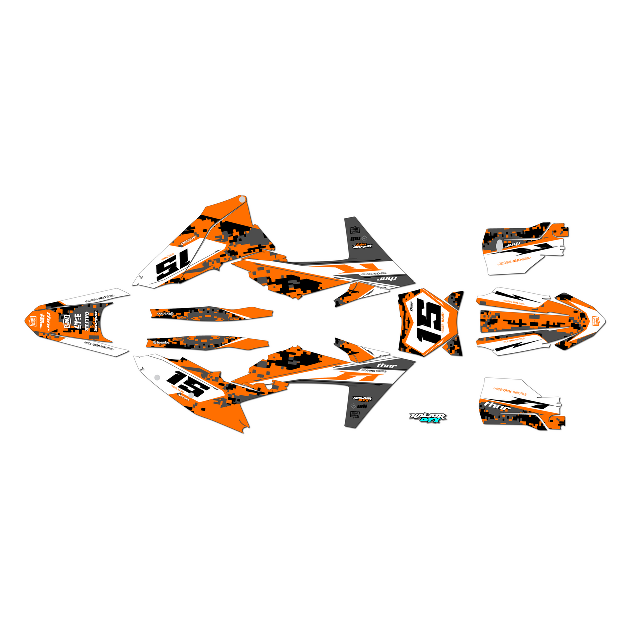 qK。 Dirtbike Seat Cover QK RACING Multi Grip Seat Cover