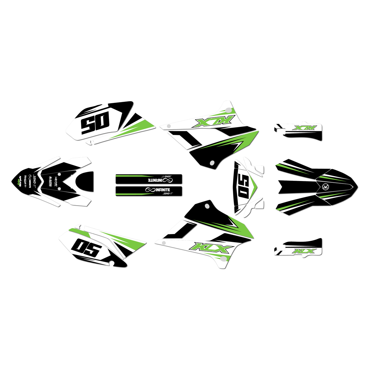 KAWASAKI x Supreme アートプリント KAWASAKI x Supreme アートプリント CAPTIVE CHROME Gold