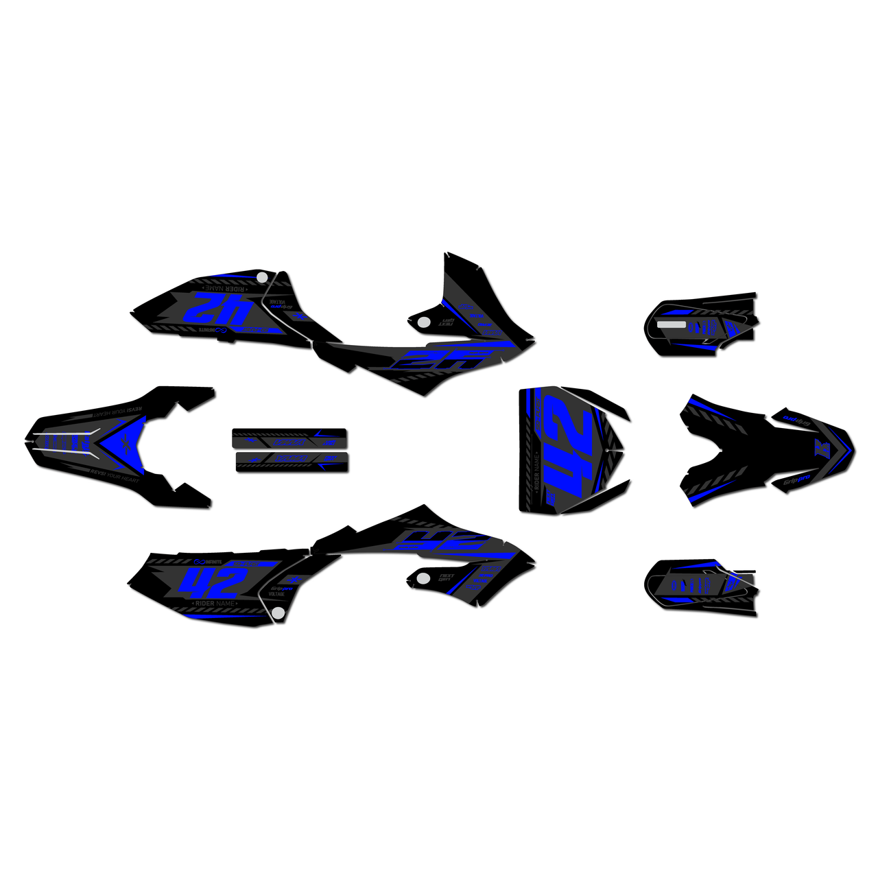Yamaha YZ65 Graphics Kit (2018-2026) Lethal | KalairGFX