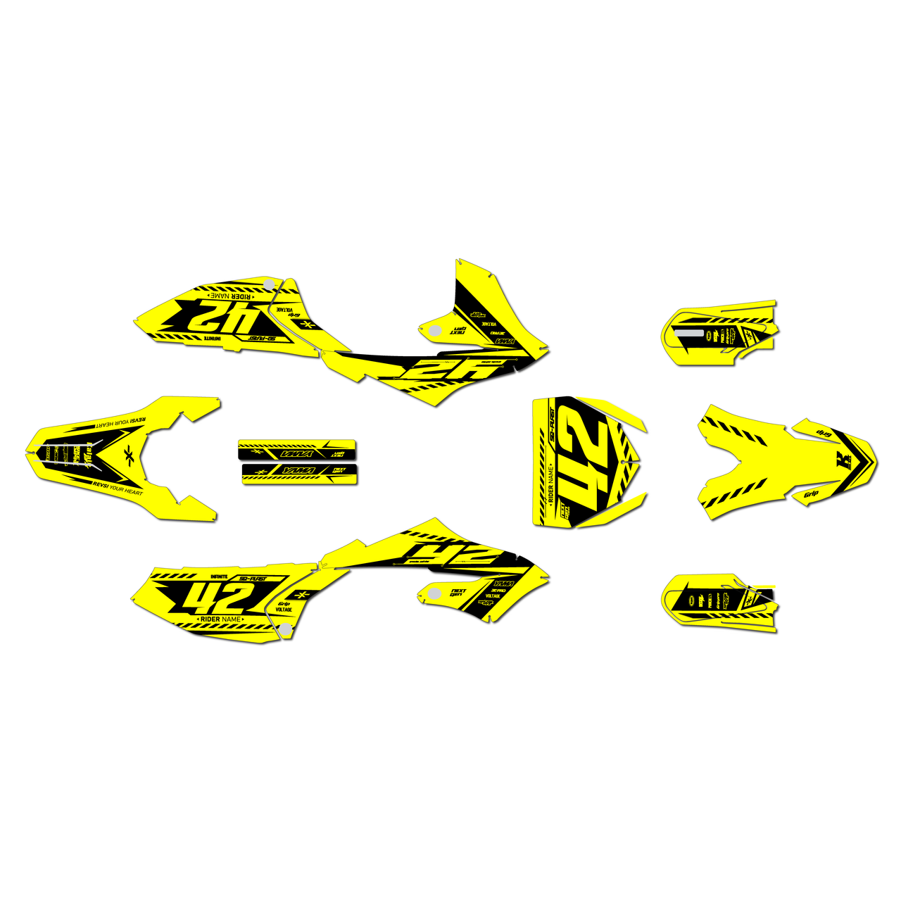 Yamaha YZ65 Graphics Kit (2018-2026) Lethal | KalairGFX