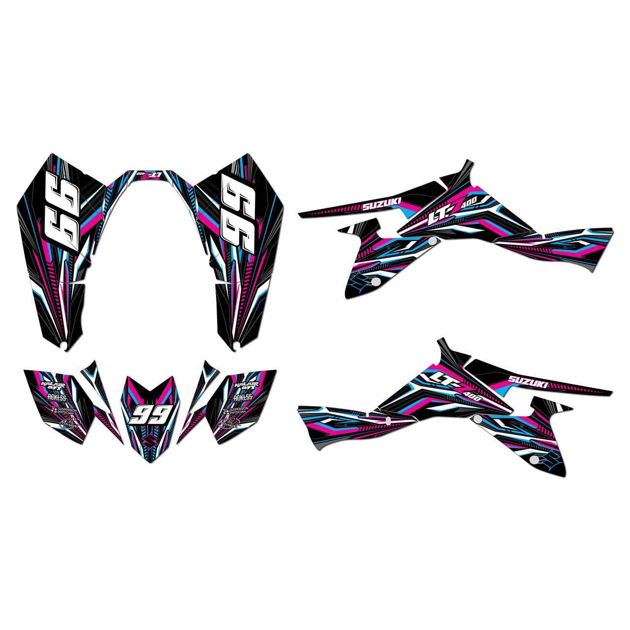 Suzuki LTZ400 Graphics Kit (2009-2014) Prime | KalairGFX
