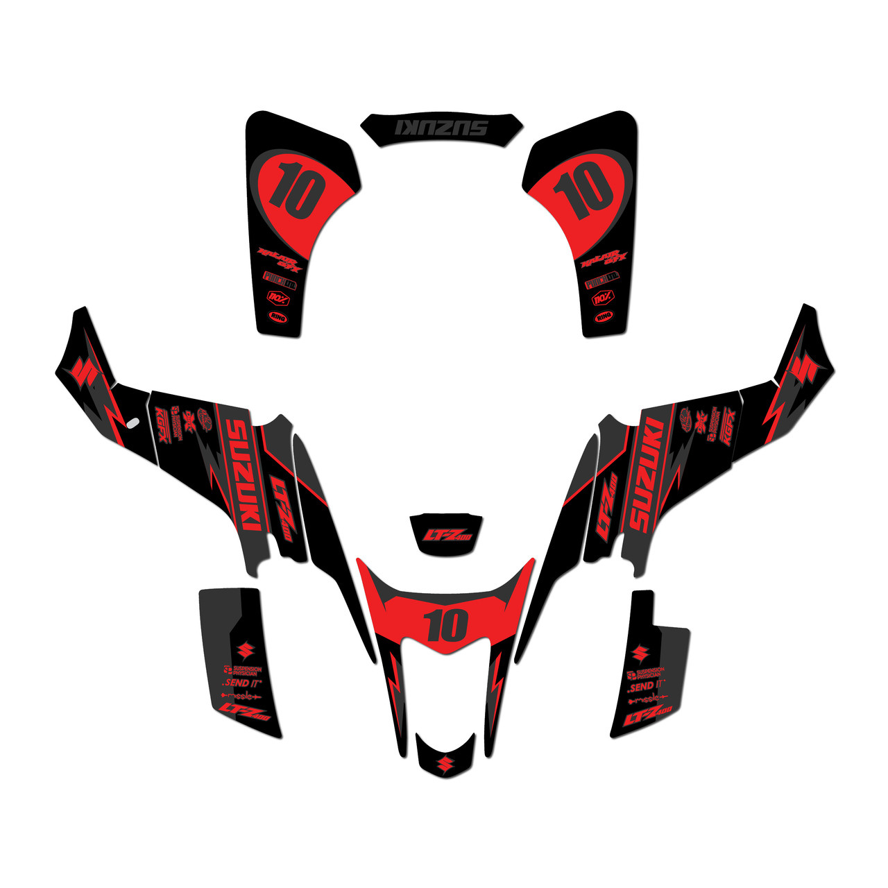 Suzuki LTZ400 Graphics Kit (2003-2008) Speed | KalairGFX