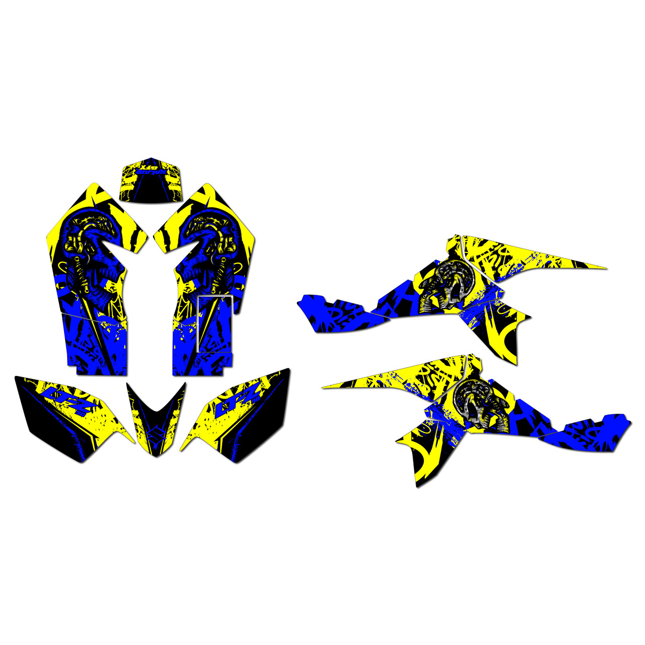 Suzuki LTZ 90 Graphics Kit (All years) Revolt | KalairGFX