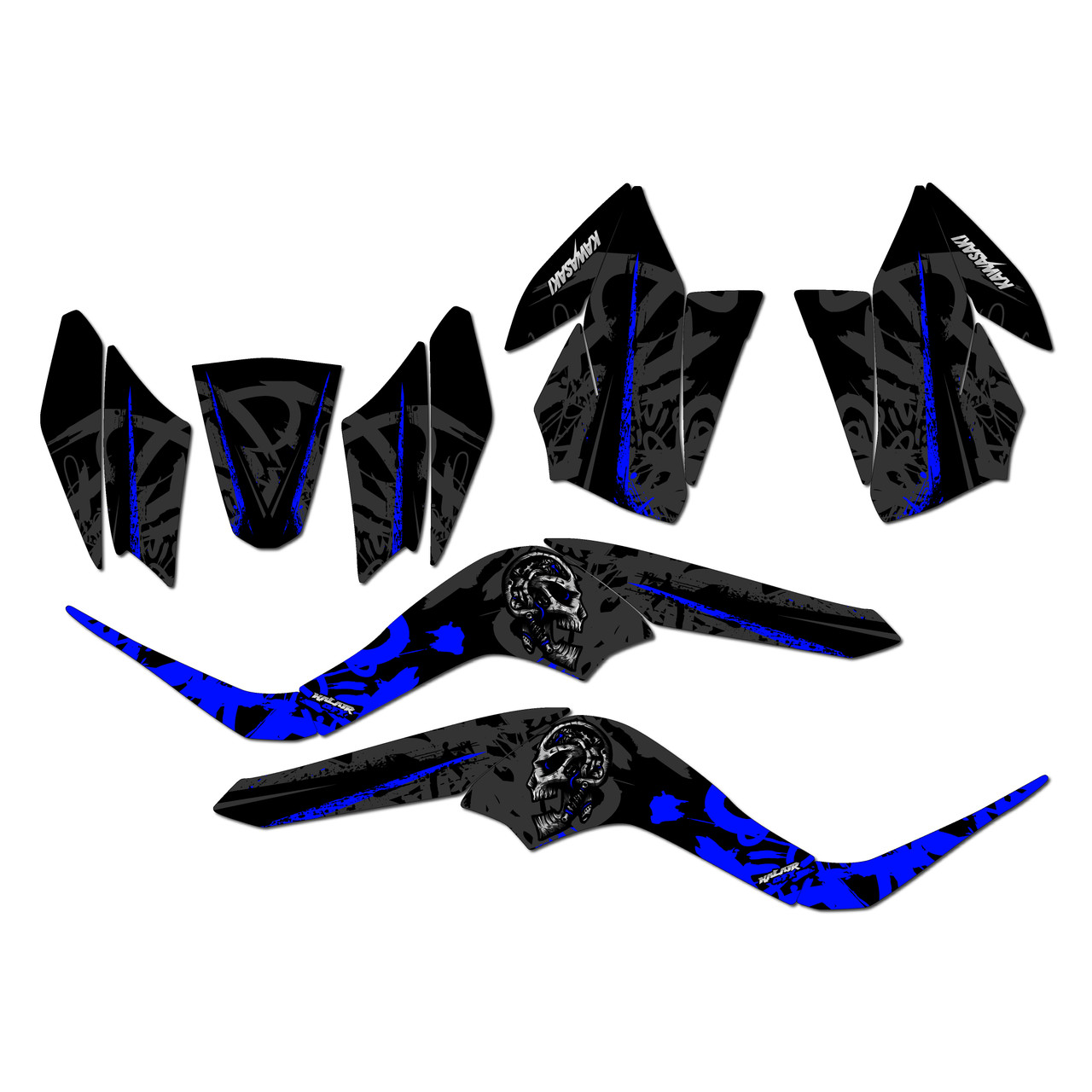 Kawasaki KFX 50 Graphics Kit (2007-2022) Revolt | KalairGFX